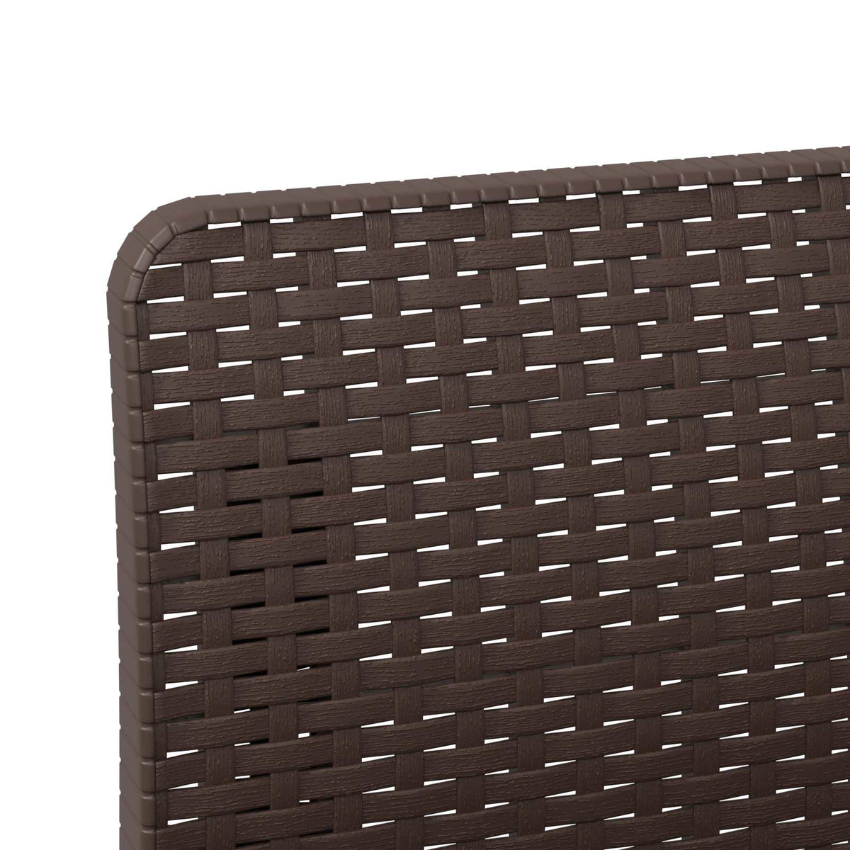 vidaXL 3-Seater Garden Sofa Rattan Look 3-Seater PP Brown 5