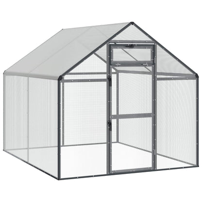 vidaXL Bird Cage Anthracite 181.5 x 221 x 173.5 cm 2