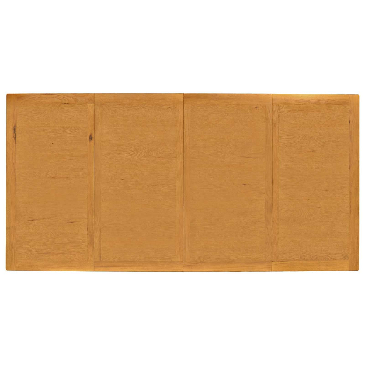 vidaXL Dining Table 200 x 100 x 75 cm Solid Oak Wood Natural 4