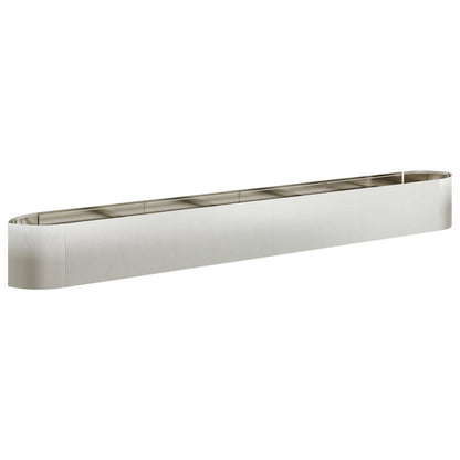 Raised Garden Bed 380 x 40x 40 cm Steel Stainless steel