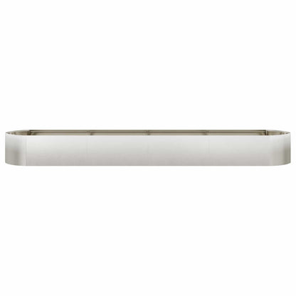 vidaXL Raised Garden Bed Stainless Steel 380 x 40x 40 cm Steel 4