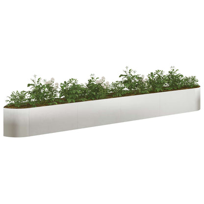 Raised Garden Bed 380 x 40x 40 cm Steel Stainless steel