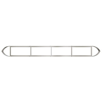 vidaXL Raised Garden Bed Stainless Steel 380 x 40x 40 cm Steel 5