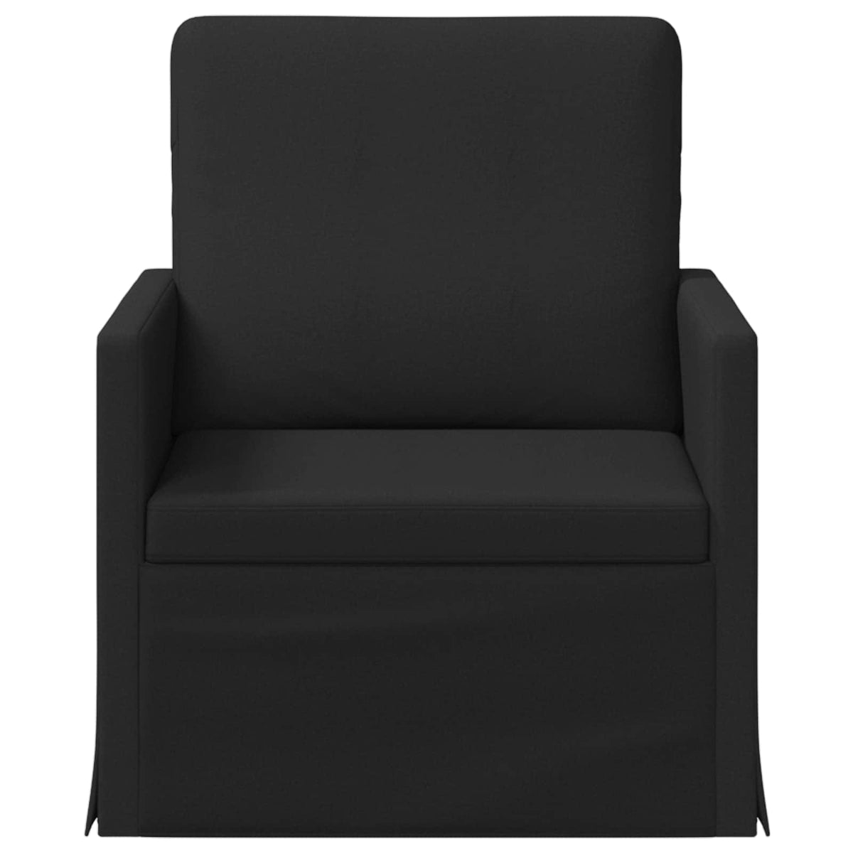 Armchair 70 x 81 x 82 cm Fabric 60 cm Black