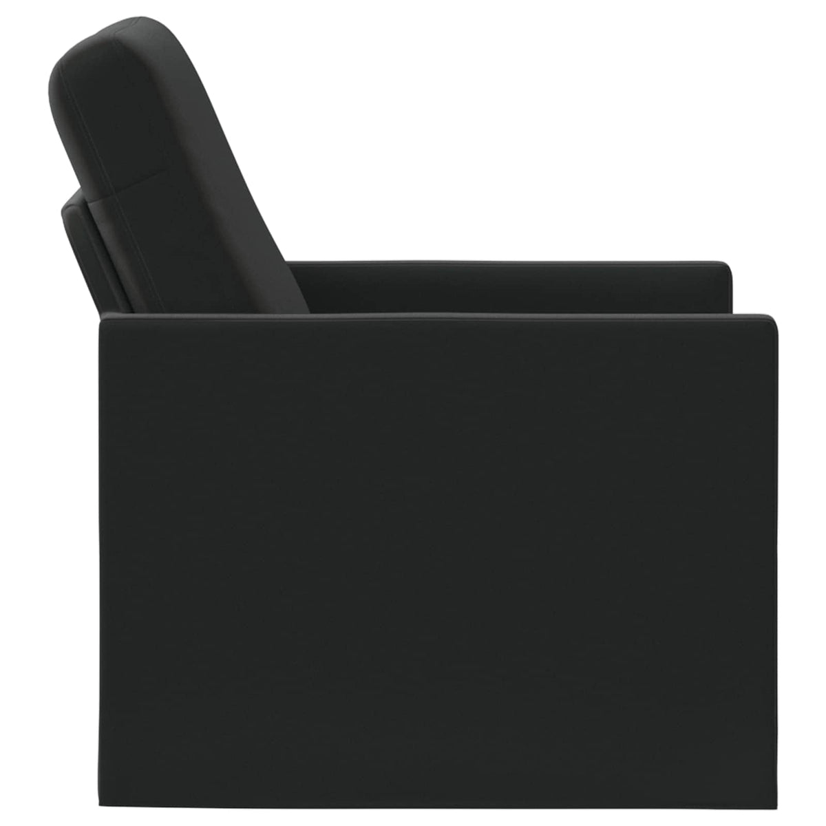Armchair 70 x 81 x 82 cm Velvet 60 cm Black
