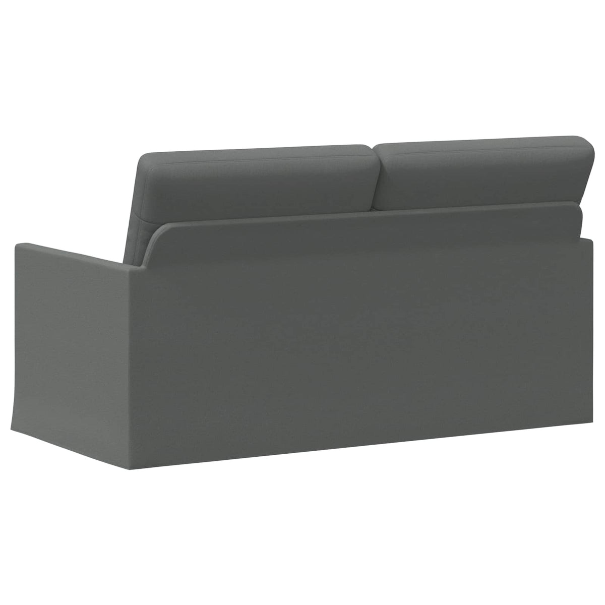 2 Seater Sofa 150 x 81 x 82 cm Fabric 140 cm Dark grey