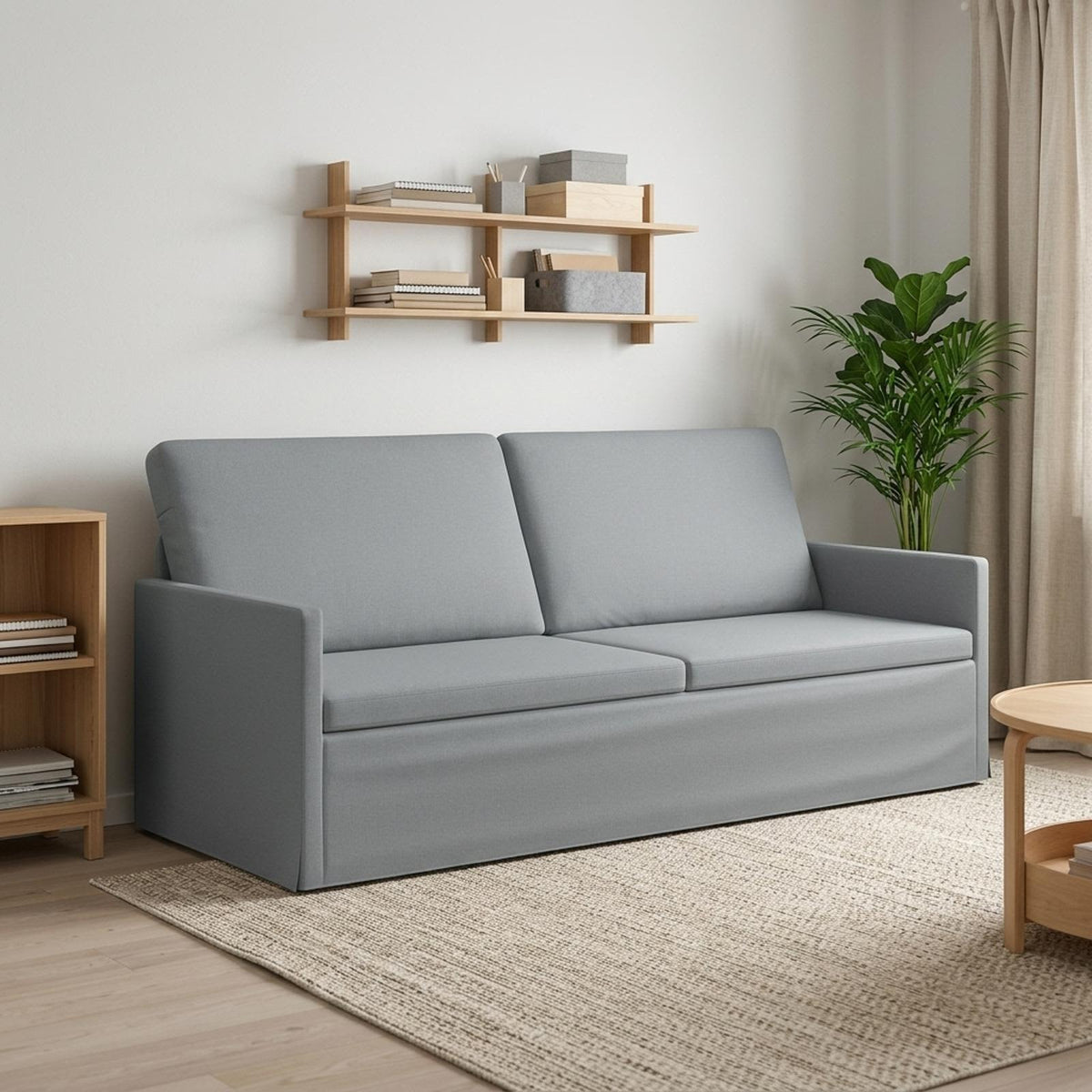 vidaXL 3 Seater Sofa 190 x 81 x 82 cm Fabric 180 cm