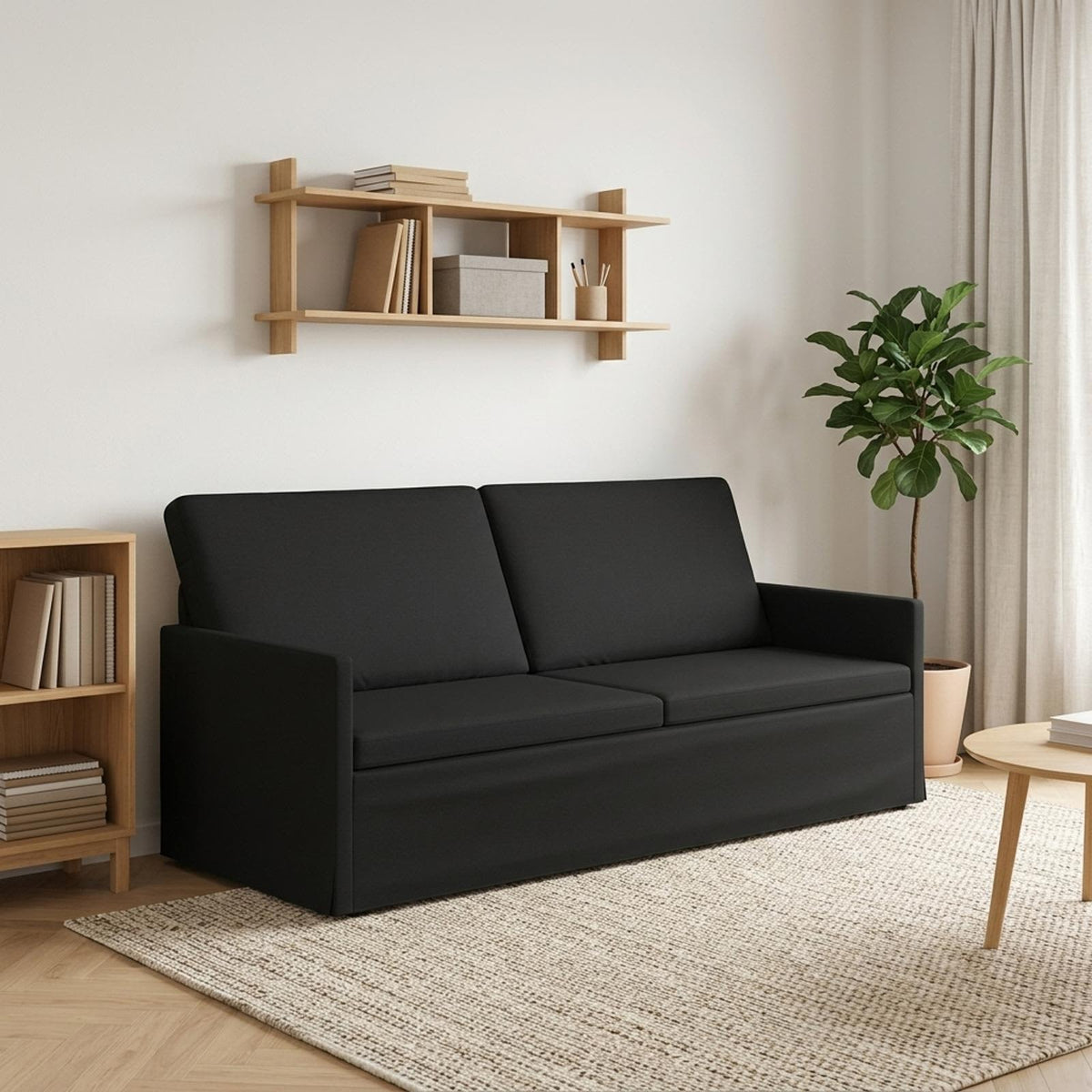 vidaXL 3 Seater Sofa 190 x 81 x 82 cm Fabric 180 cm