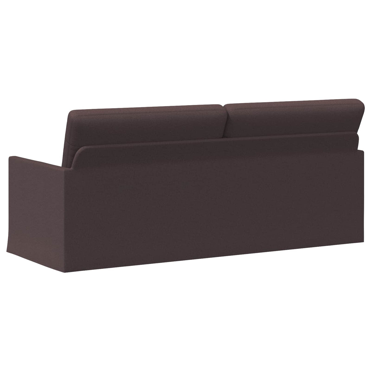 vidaXL 3 Seater Sofa Dark Brown 190 x 81 x 82 cm Fabric 5