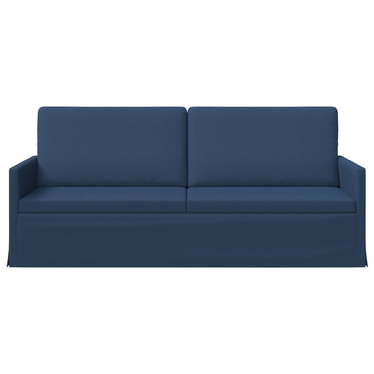 3 Seater Sofa 190 x 81 x 82 cm Fabric 180 cm Blue