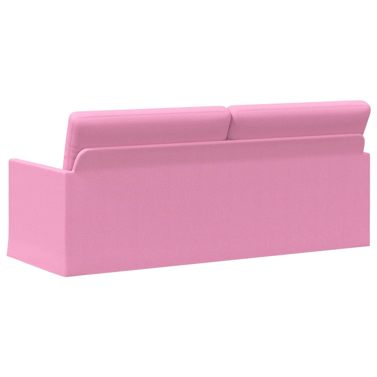 vidaXL 3 Seater Sofa Pink 190 x 81 x 82 cm Fabric 5