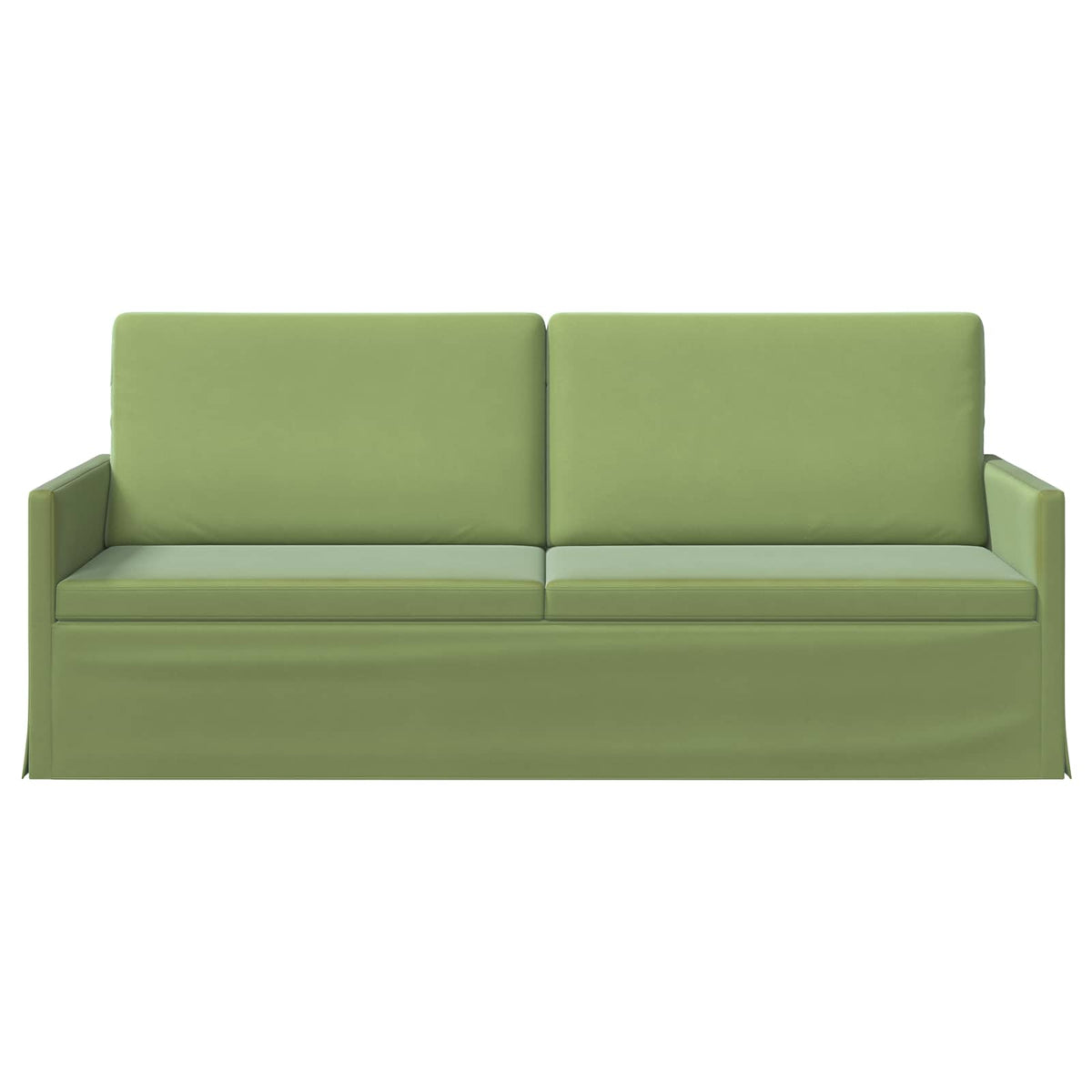 vidaXL 3 Seater Sofa Light Green 190 x 81 x 82 cm Velvet 3