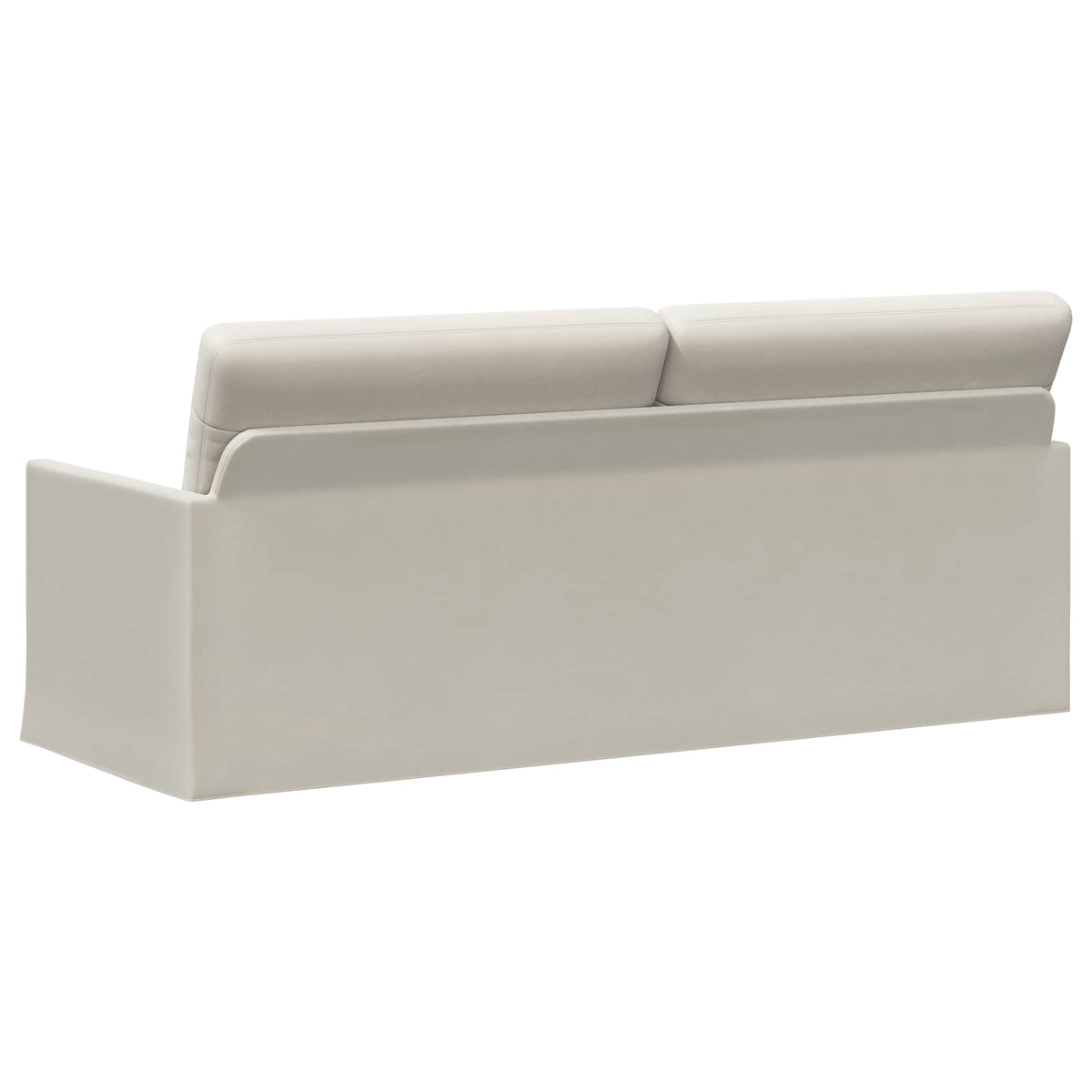vidaXL 3 Seater Sofa Cream 190 x 81 x 82 cm Velvet 5