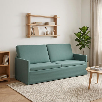 vidaXL 3 Seater Sofa Sea Green 190 x 81 x 82 cm Velvet 1