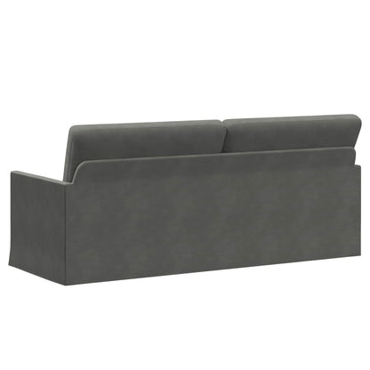vidaXL 3 Seater Sofa Dark Grey 190 x 81 x 82 cm Corduroy Fabric 5