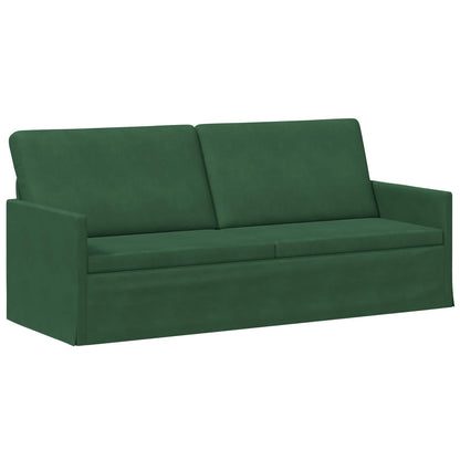 vidaXL 3 Seater Sofa Jungle Green 190 x 81 x 82 cm Corduroy Fabric 2