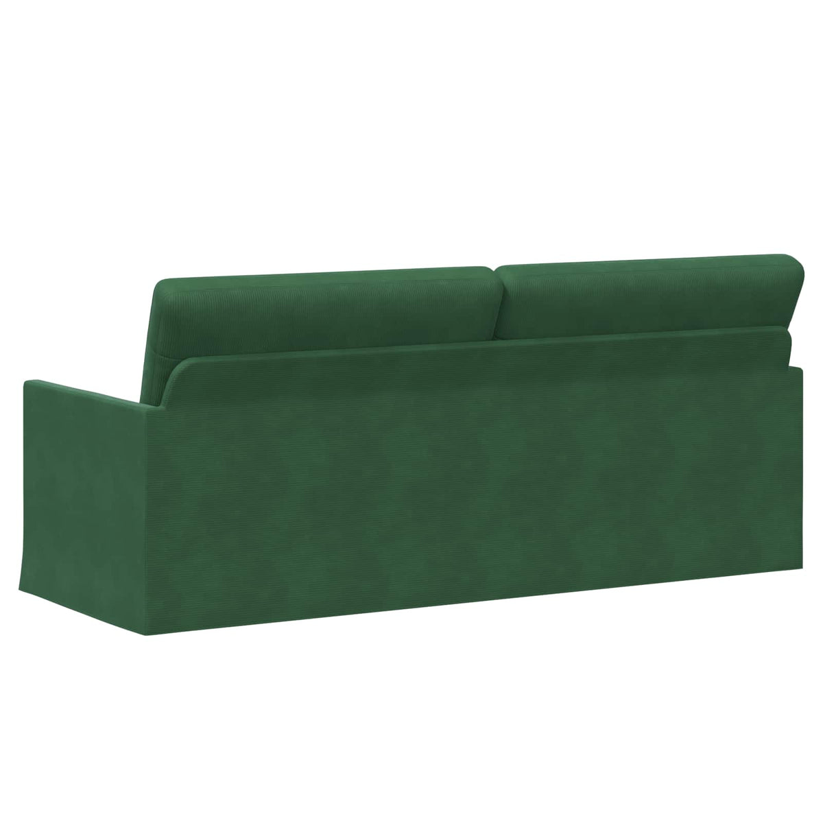 vidaXL 3 Seater Sofa Jungle Green 190 x 81 x 82 cm Corduroy Fabric 5