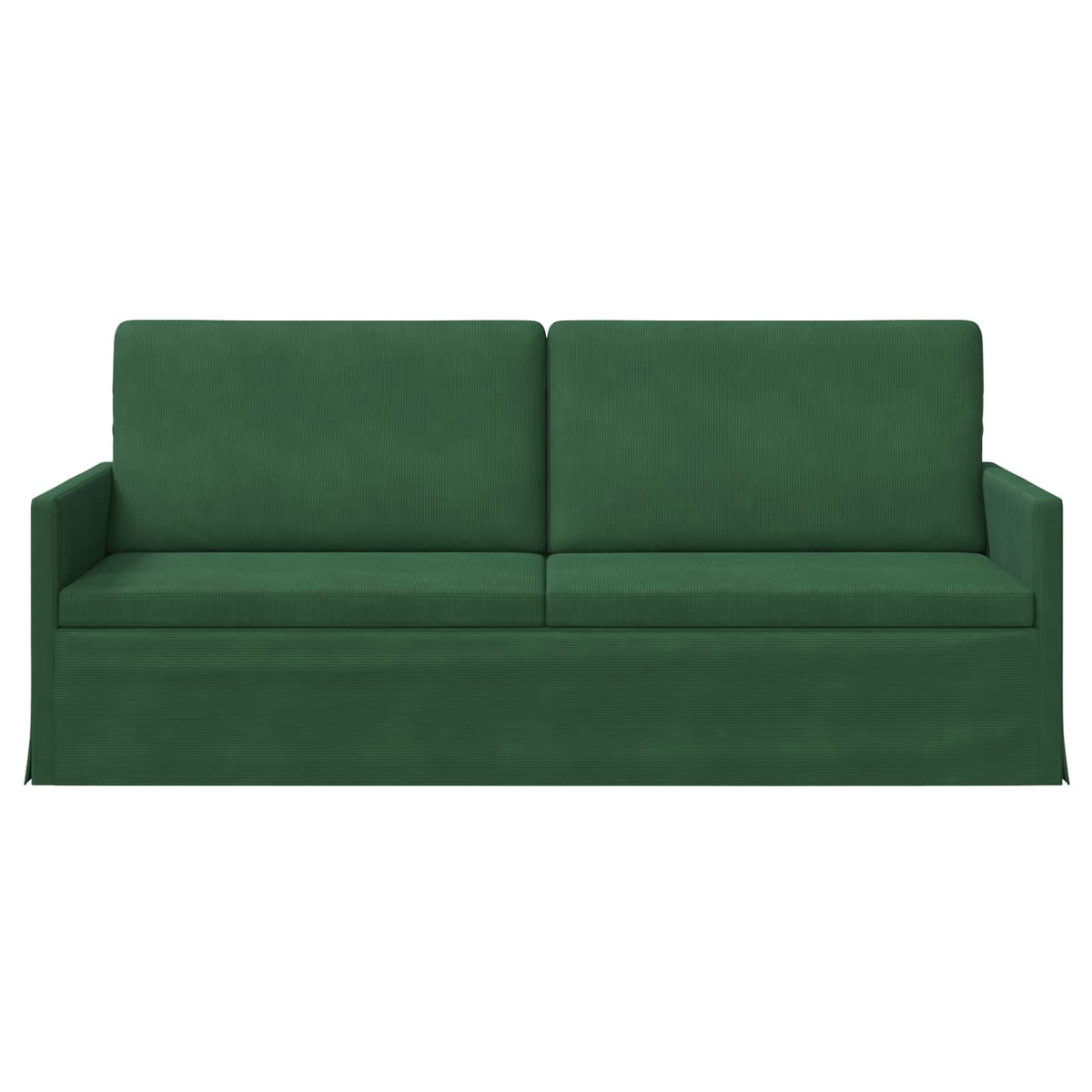 vidaXL 3 Seater Sofa Jungle Green 190 x 81 x 82 cm Corduroy Fabric 3