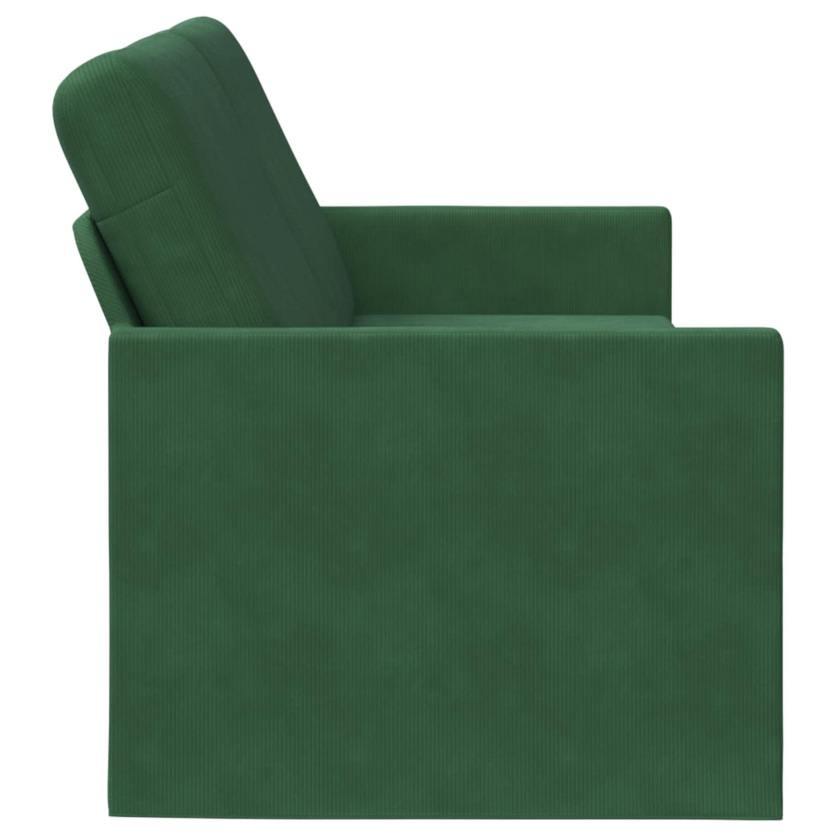 vidaXL 3 Seater Sofa Jungle Green 190 x 81 x 82 cm Corduroy Fabric 4