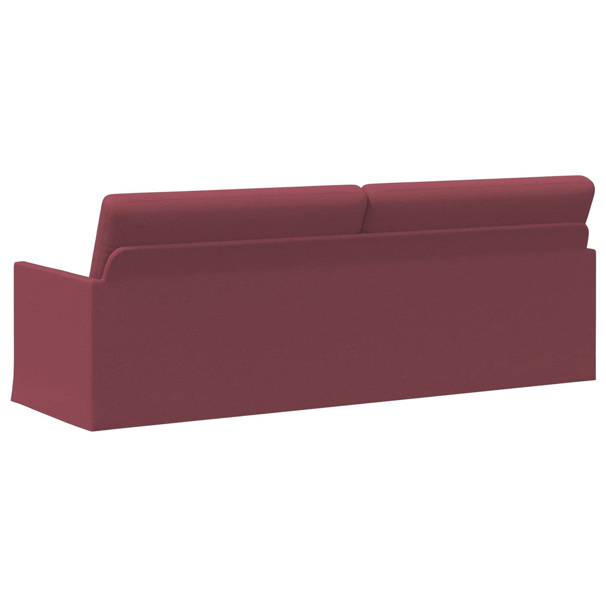 vidaXL 3 Seater Sofa Wine Red 220 x 81 x 82 cm Fabric 5