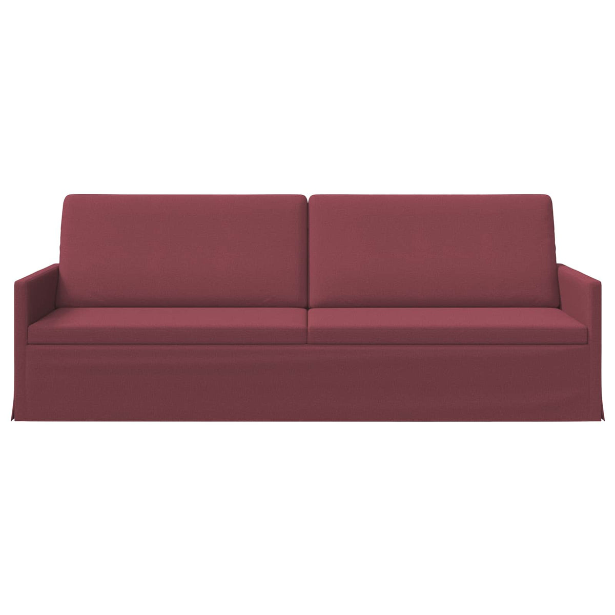 vidaXL 3 Seater Sofa Wine Red 220 x 81 x 82 cm Fabric 3
