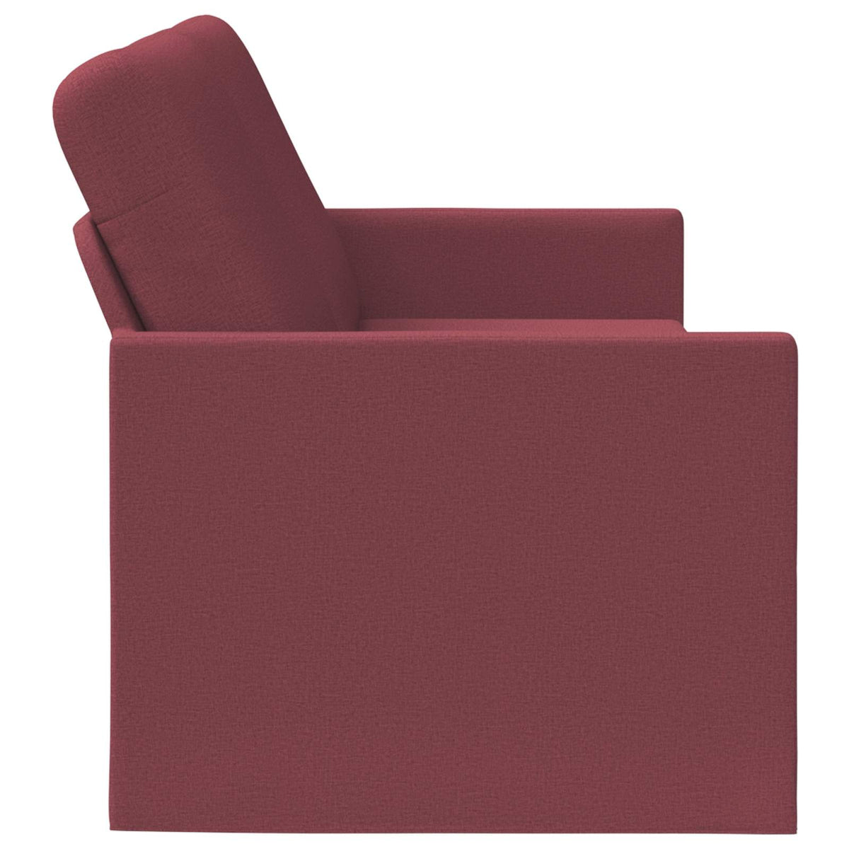 vidaXL 3 Seater Sofa Wine Red 220 x 81 x 82 cm Fabric 4