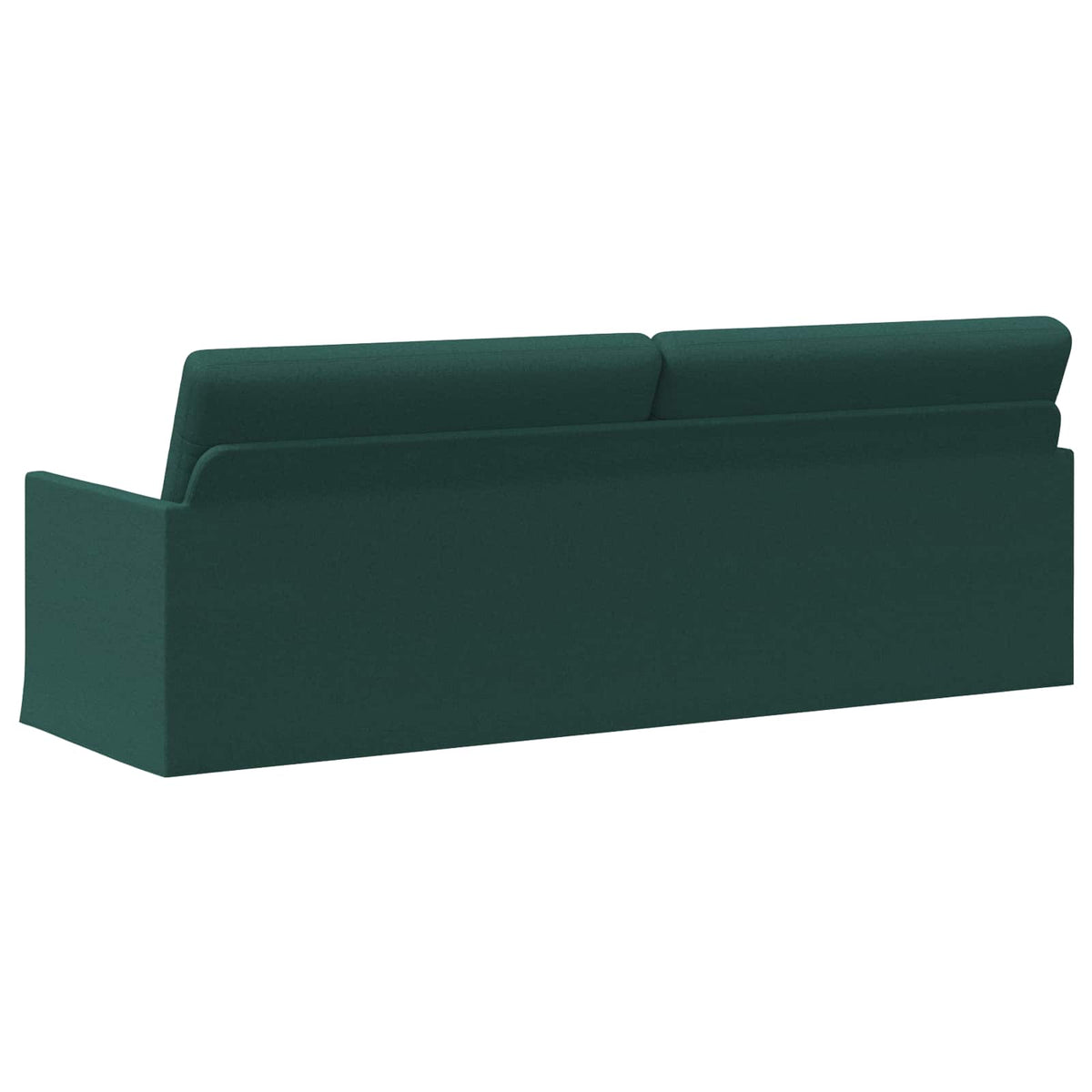 vidaXL 3 Seater Sofa Dark Green 220 x 81 x 82 cm Fabric 5