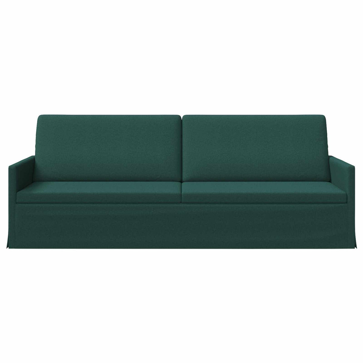 vidaXL 3 Seater Sofa Dark Green 220 x 81 x 82 cm Fabric 3