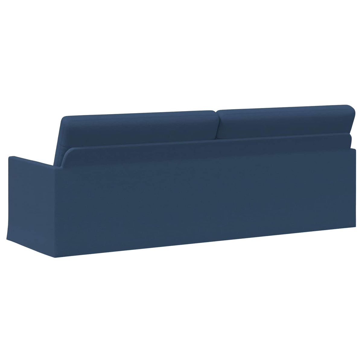 vidaXL 3 Seater Sofa Blue 220 x 81 x 82 cm Fabric 5
