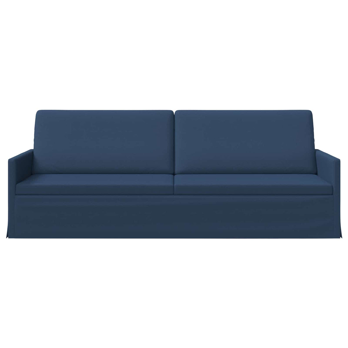 vidaXL 3 Seater Sofa Blue 220 x 81 x 82 cm Fabric 3