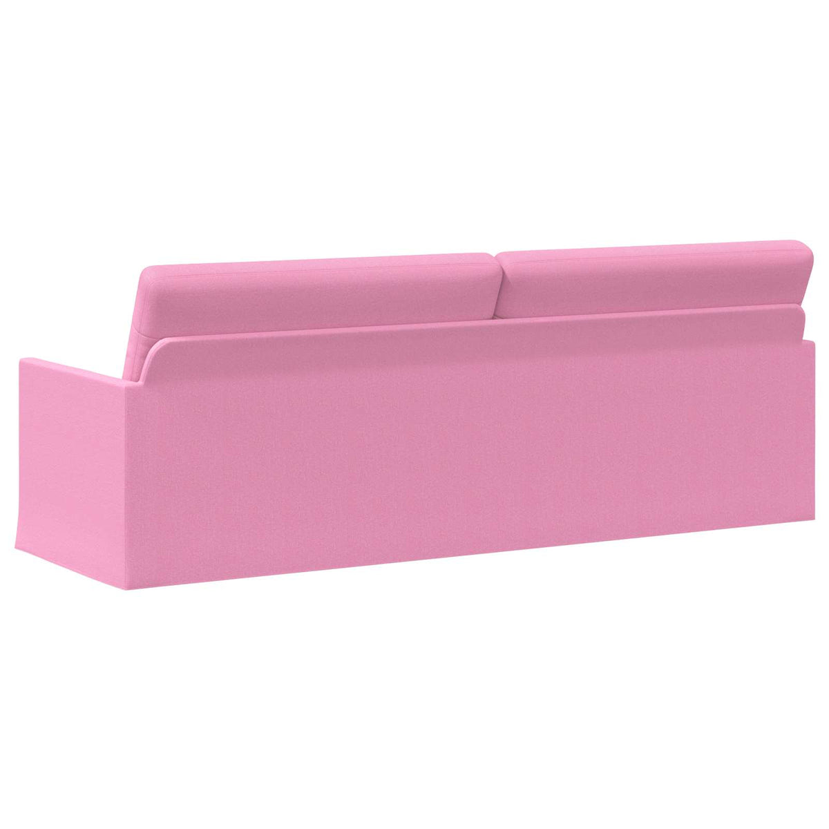 vidaXL 3 Seater Sofa Pink 220 x 81 x 82 cm Fabric 5