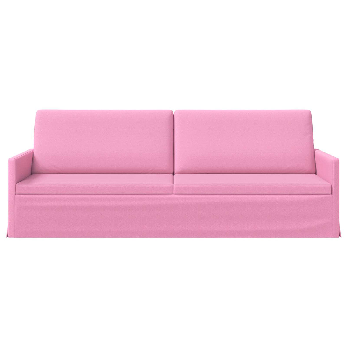 vidaXL 3 Seater Sofa Pink 220 x 81 x 82 cm Fabric 3