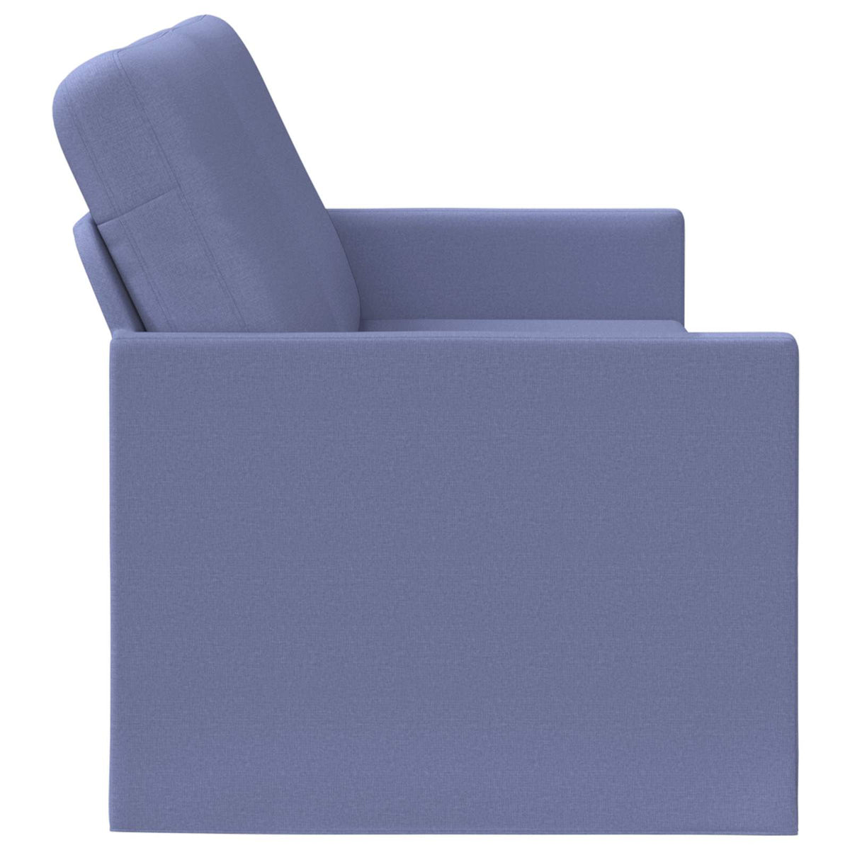 vidaXL 3 Seater Sofa Jeans Blue 220 x 81 x 82 cm Fabric 4