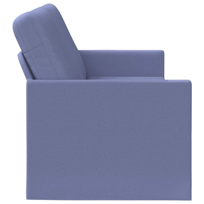 vidaXL 3 Seater Sofa Jeans Blue 220 x 81 x 82 cm Fabric 4