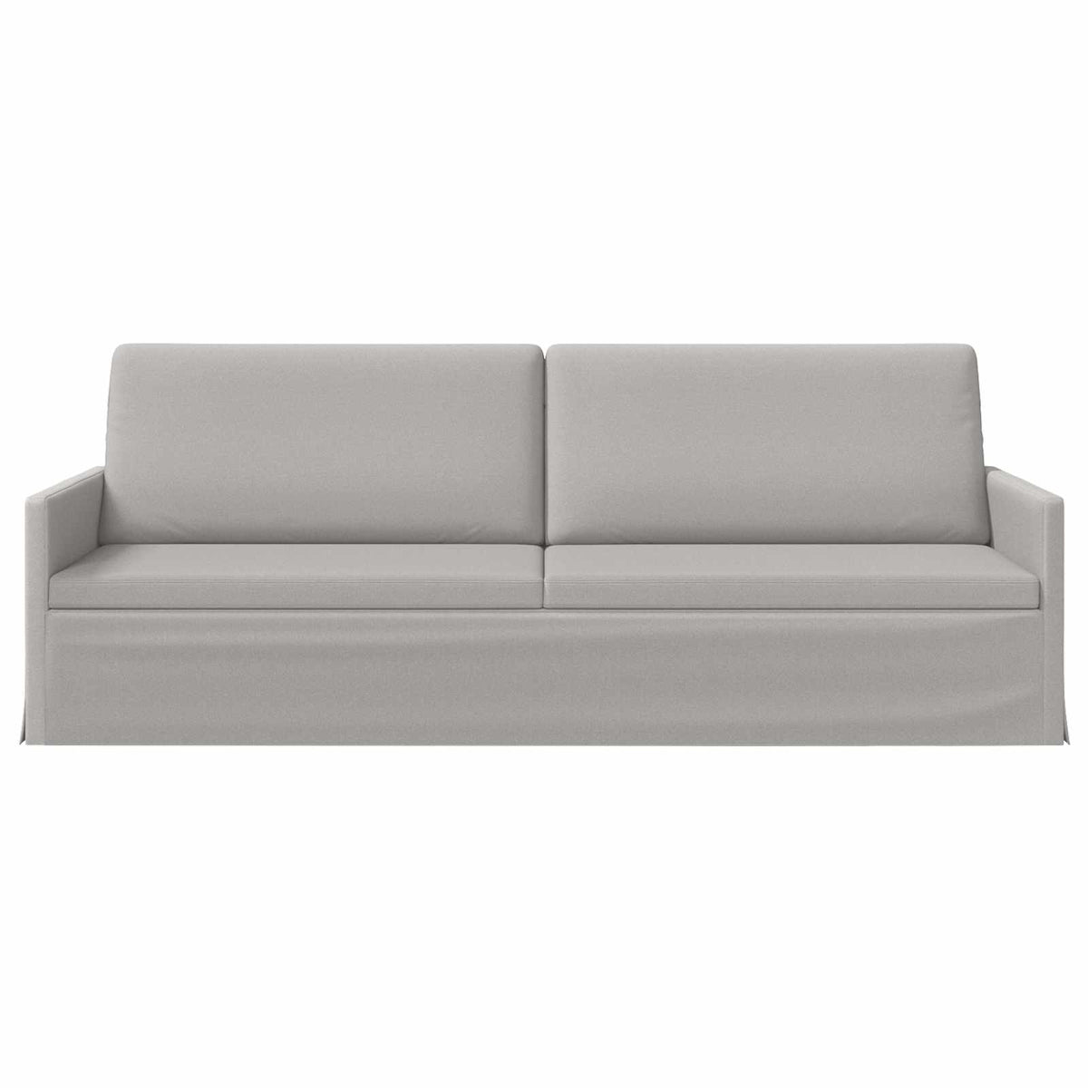 vidaXL 3 Seater Sofa Cloud Grey 220 x 81 x 82 cm Fabric 3