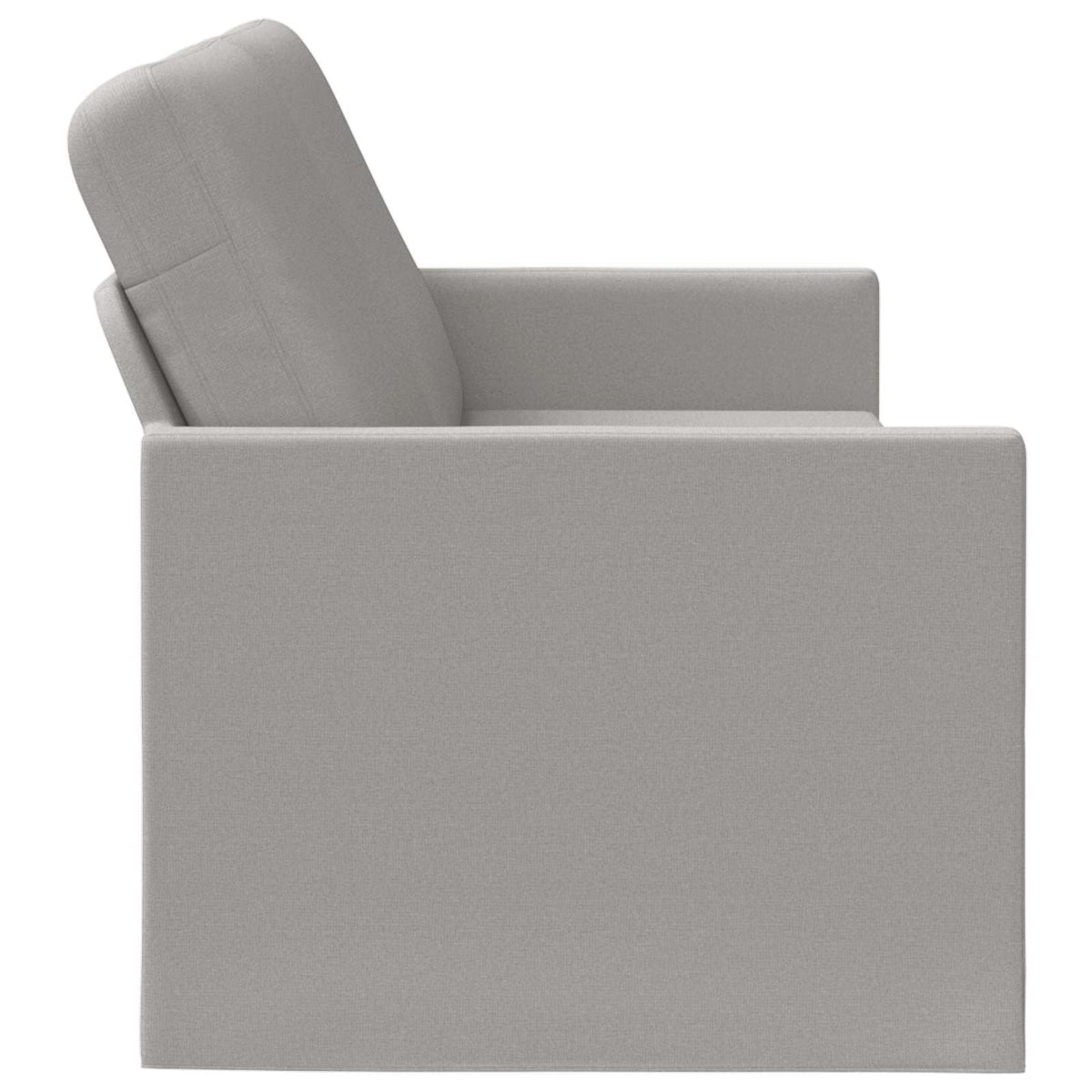 vidaXL 3 Seater Sofa Cloud Grey 220 x 81 x 82 cm Fabric 4