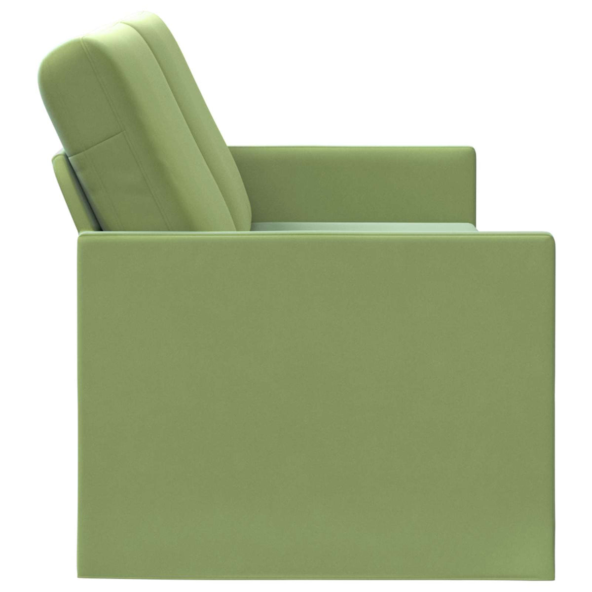 vidaXL 3 Seater Sofa Light Green 220 x 81 x 82 cm Velvet 4