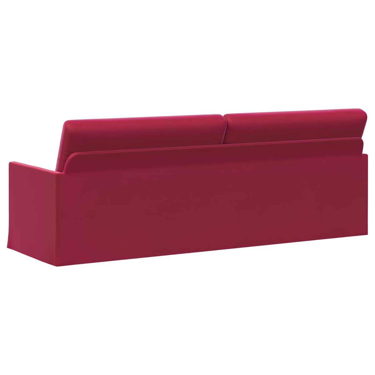 vidaXL 3 Seater Sofa Wine Red 220 x 81 x 82 cm Velvet 5