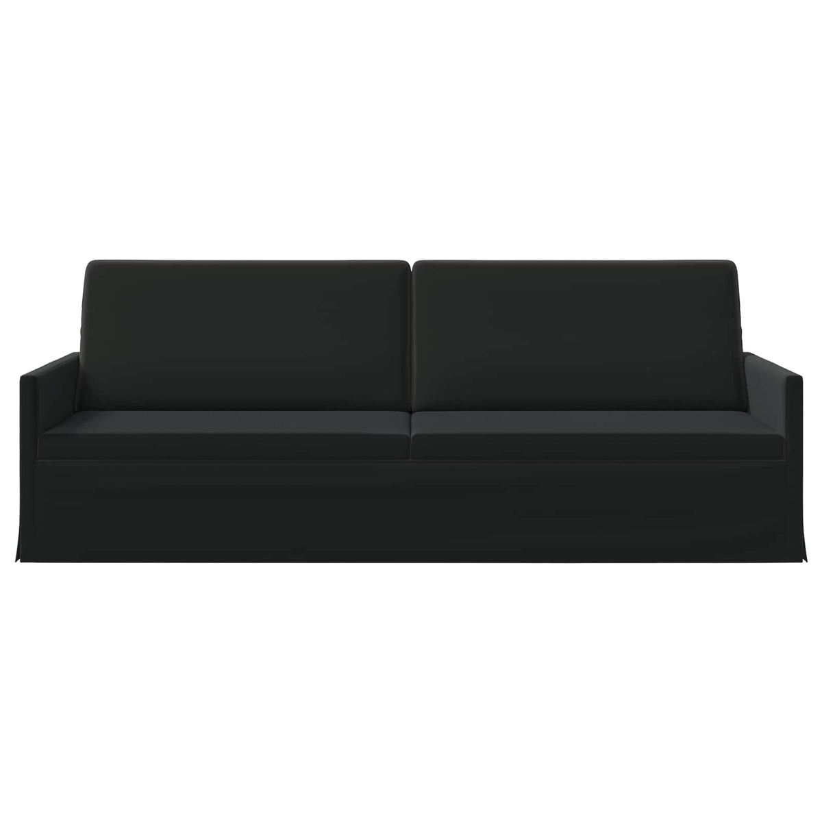 vidaXL 3 Seater Sofa Black 220 x 81 x 82 cm Velvet 3