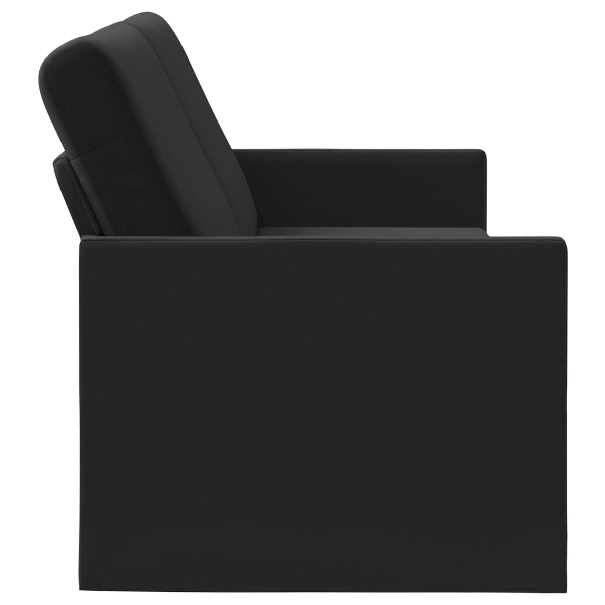 vidaXL 3 Seater Sofa Black 220 x 81 x 82 cm Velvet 4