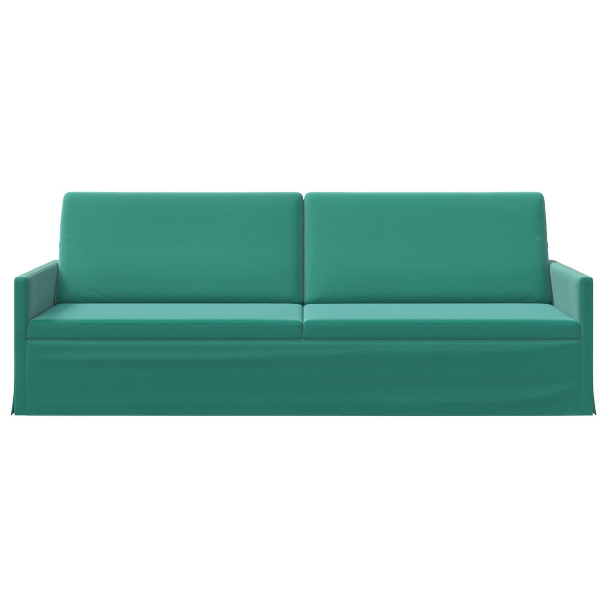 vidaXL 3 Seater Sofa Turquoise 220 x 81 x 82 cm Velvet 3