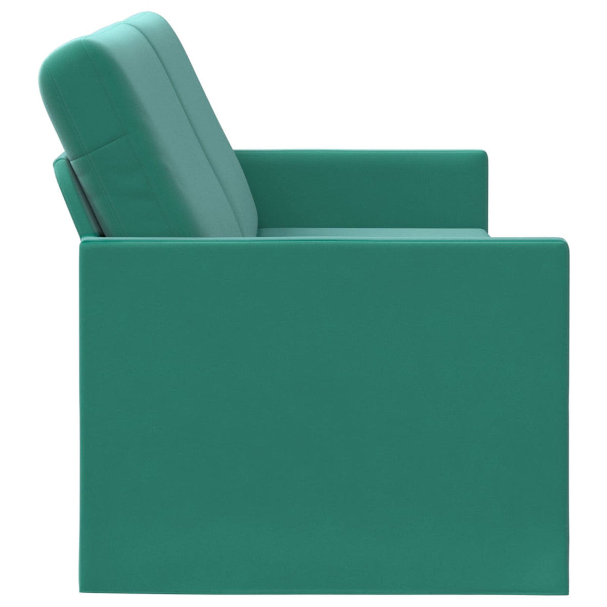 vidaXL 3 Seater Sofa Turquoise 220 x 81 x 82 cm Velvet 4