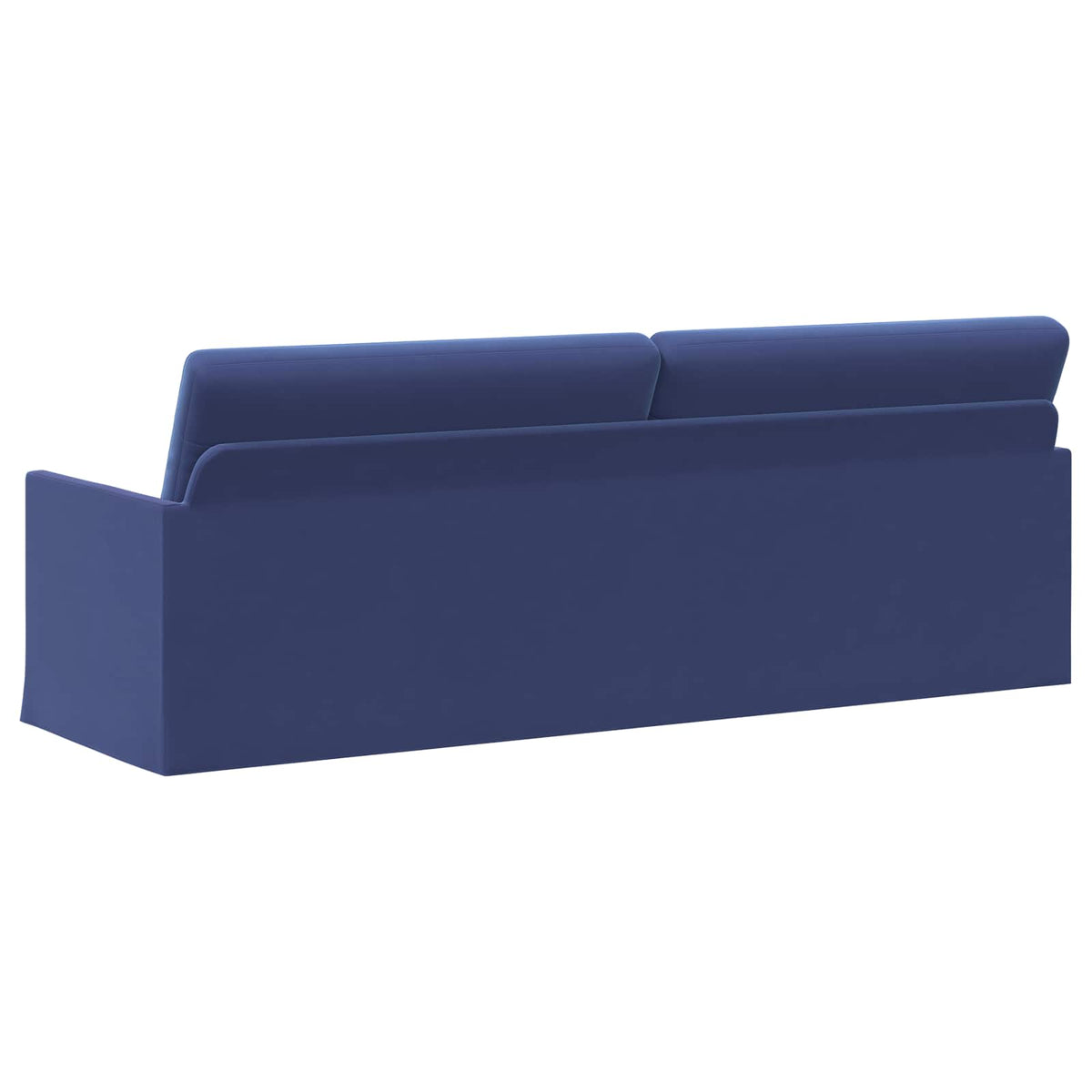 vidaXL 3 Seater Sofa Police Blue 220 x 81 x 82 cm Velvet 5
