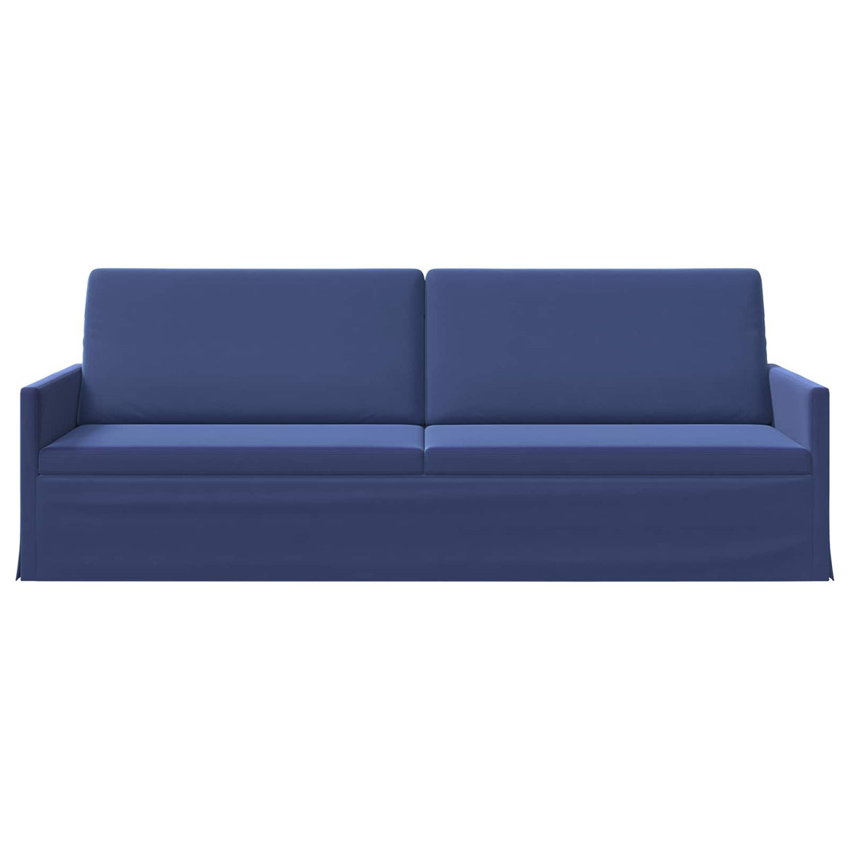 vidaXL 3 Seater Sofa Police Blue 220 x 81 x 82 cm Velvet 3