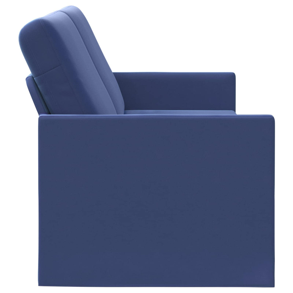 vidaXL 3 Seater Sofa Police Blue 220 x 81 x 82 cm Velvet 4