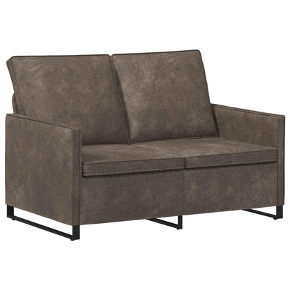 vidaXL Sofa Set 2 pcs Dark Grey Faux Suede Fabric 4