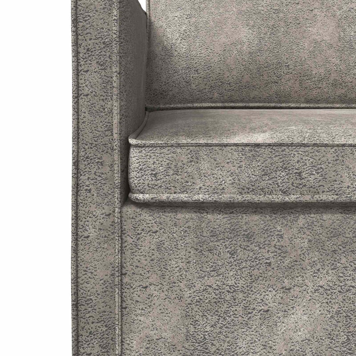 vidaXL Sofa Set 2 pcs Light Grey Faux Suede Fabric 5