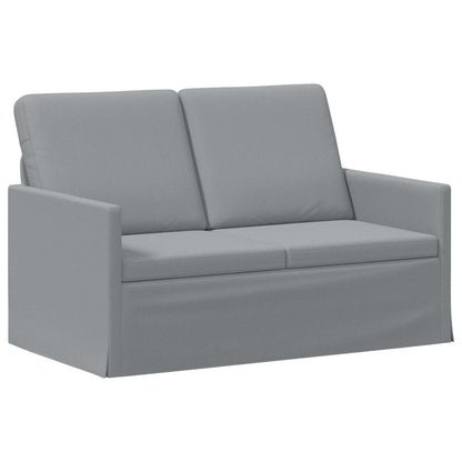 vidaXL Sofa Set 2 pcs Light Grey Fabric 4