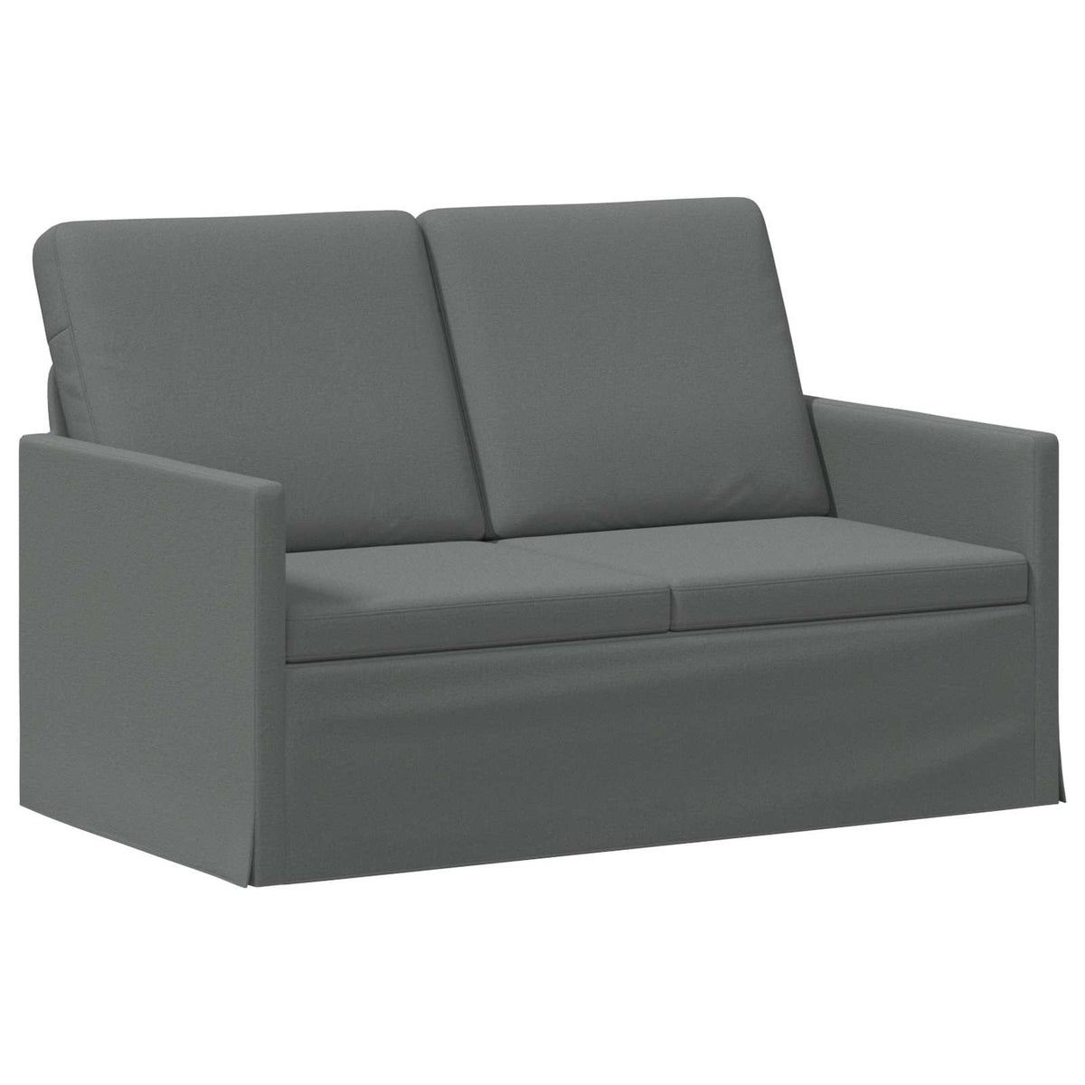 vidaXL Sofa Set 2 pcs Dark Grey Fabric 4