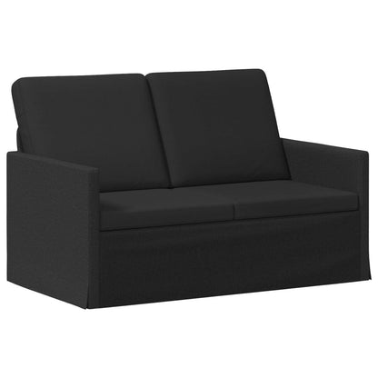 vidaXL Sofa Set 2 pcs Black Fabric 4